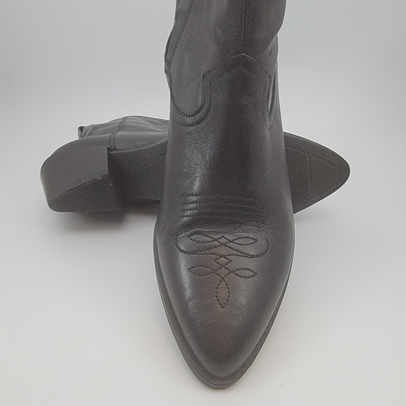 Vagabond Shoemakers Emily Western Booties Black Leather - Excellent Condition - Picture 2 of 10